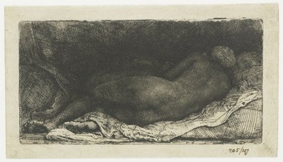 Desnudo femenino recostado
Desnudo femenino recostado de Rembrandt van Rijn