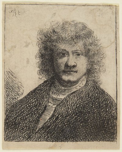Rembrandt con nariz ancha de Rembrandt van Rijn