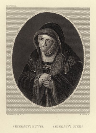 La Madre de Rembrandt de Rembrandt van Rijn