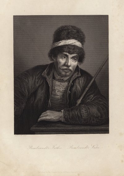 El padre de Rembrandt de Rembrandt van Rijn