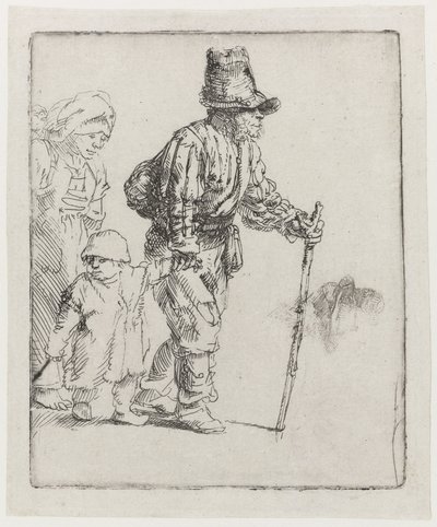 Familia de agricultores nómadas de Rembrandt van Rijn