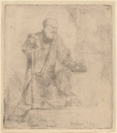 San Pedro en penitencia de Rembrandt van Rijn