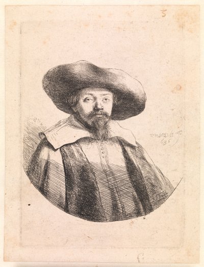 Samuel Manasseh Ben Israel, autor judío de Rembrandt van Rijn