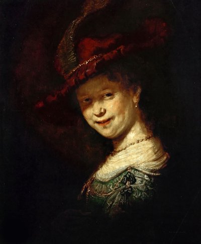 Saskia van Uylenburgh como niña, 1633 de Rembrandt van Rijn