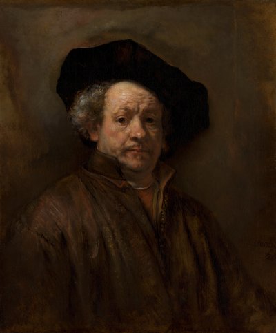 Autorretrato de Rembrandt van Rijn