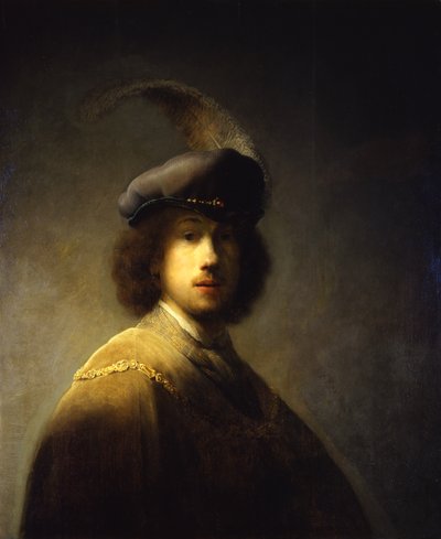 Autorretrato, a los 23 años, 1629 de Rembrandt van Rijn