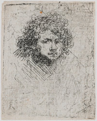 Autorretrato, ca. 1626-1629 de Rembrandt van Rijn