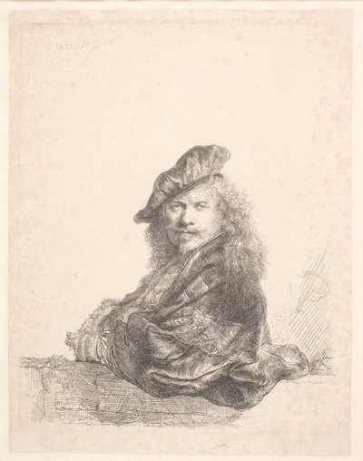 Autorretrato de Rembrandt van Rijn