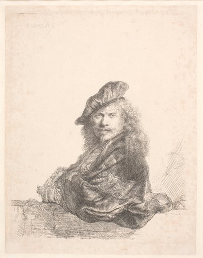 Autorretrato de Rembrandt van Rijn