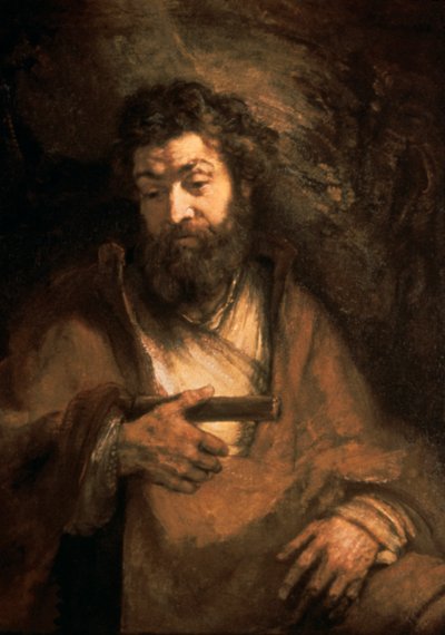 Simón el Apóstol de Rembrandt van Rijn