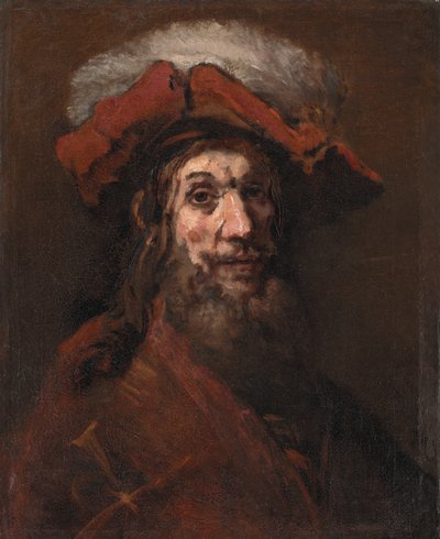 Boceto para El Caballero con el Halcón, conocido como "El Cruzado" de Rembrandt van Rijn