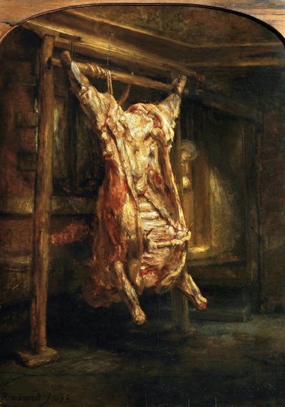 Buey sacrificado, 1655 de Rembrandt van Rijn