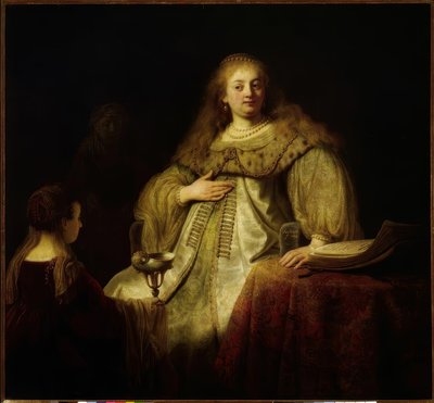 Sofonisba recibe la copa de veneno por orden de su esposo de Rembrandt van Rijn