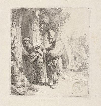 Vendedor de veneno para ratas (Szczurołap) de Rembrandt van Rijn