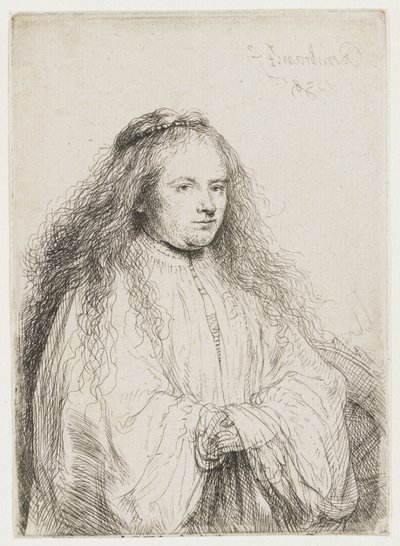Santa Catalina ("la pequeña novia judía") de Rembrandt van Rijn