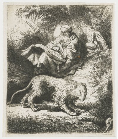 Lectura de San Jerónimo de Rembrandt van Rijn