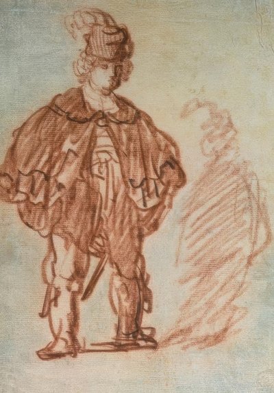 Actor de pie de Rembrandt van Rijn