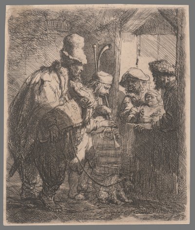 El bautismo del eunuco de Rembrandt van Rijn