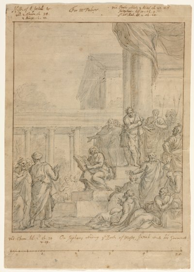 Study for King Josiah Rending his Garments de Rembrandt van Rijn