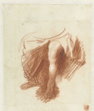 estudio de las piernas de una mujer de Rembrandt van Rijn