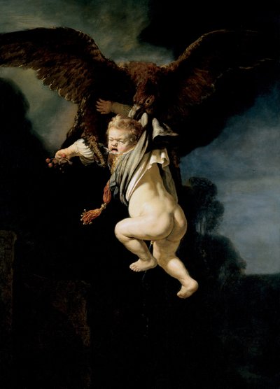 El rapto de Ganímedes de Rembrandt van Rijn
