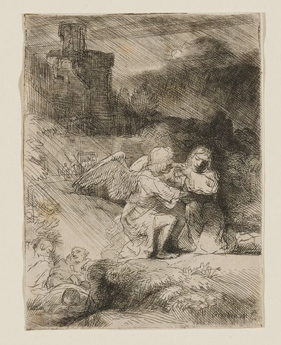 La agonía en el huerto de Rembrandt van Rijn