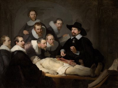 La lección de anatomía del Dr. Nicolaes Tulp de Rembrandt van Rijn