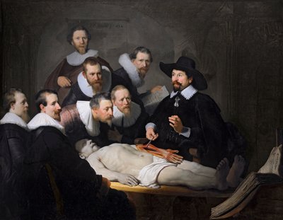 La lección de anatomía del Dr. Nicolaes Tulp, 1632 de Rembrandt van Rijn