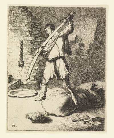 La Decapitación de Juan el Bautista de Rembrandt van Rijn