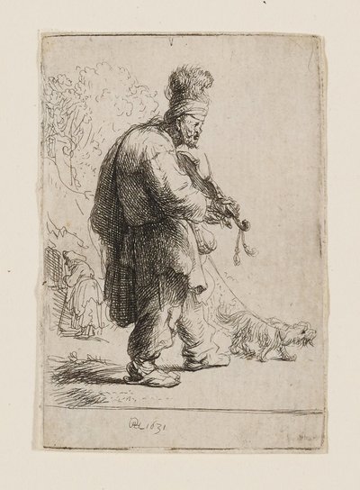 El violinista ciego de Rembrandt van Rijn