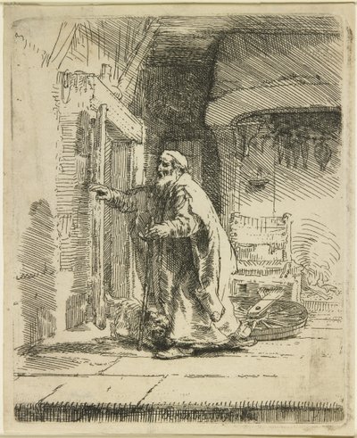 La ceguera de Tobit, 1651 de Rembrandt van Rijn