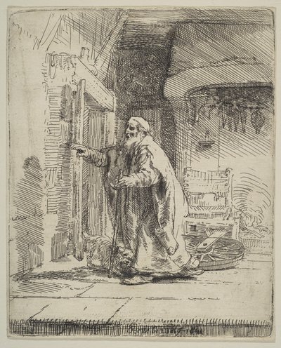 La Ceguera de Tobit, 1651 de Rembrandt van Rijn
