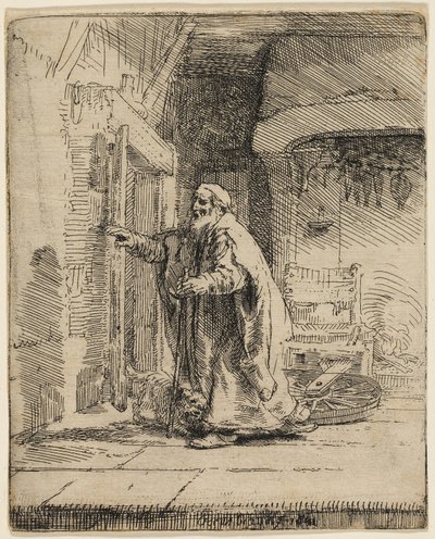 La ceguera de Tobit: La placa más grande de Rembrandt van Rijn