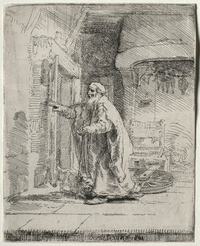La ceguera de Tobit: La placa más grande de Rembrandt van Rijn