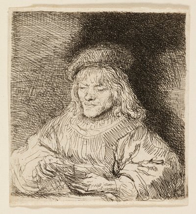 El jugador de cartas de Rembrandt van Rijn