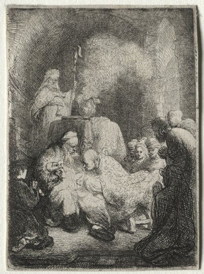 The Circumcision: Small Plate de Rembrandt van Rijn