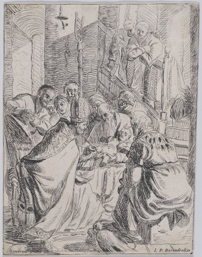 La Circuncisión, ca. 1625 de Rembrandt van Rijn