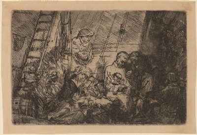 La circuncisión en el establo de Rembrandt van Rijn