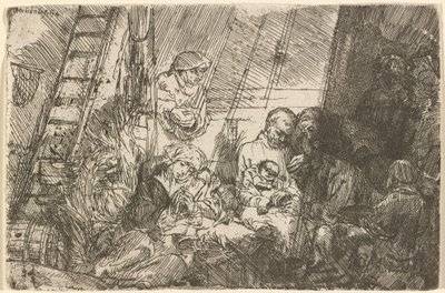 La circuncisión en el establo de Rembrandt van Rijn