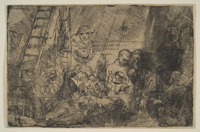 La circuncisión en el establo de Rembrandt van Rijn