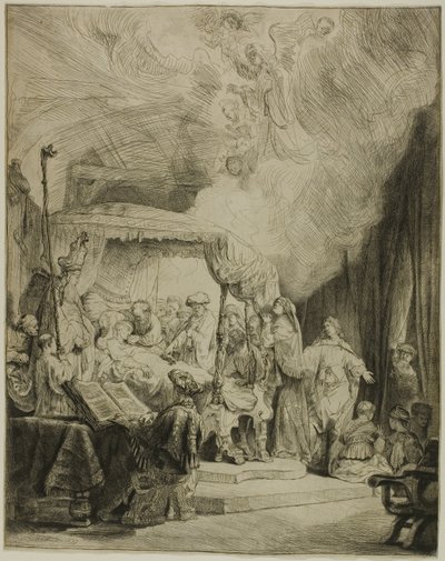La muerte de la Virgen de Rembrandt van Rijn