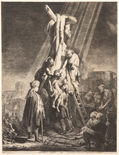 El Descendimiento de la Cruz de Rembrandt van Rijn