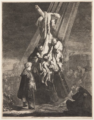 El Descendimiento de la Cruz de Rembrandt van Rijn