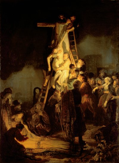 El descendimiento de la cruz, 1634 de Rembrandt van Rijn