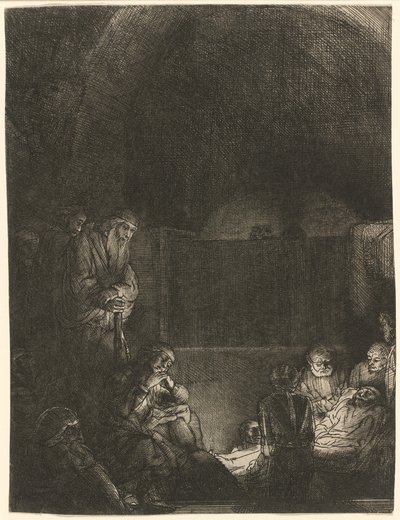 El entierro de Rembrandt van Rijn