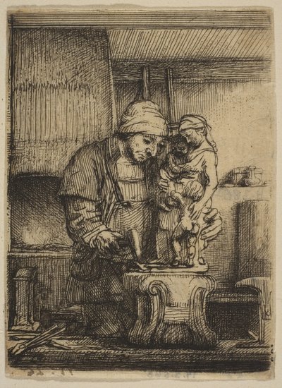 El orfebre, 1655 de Rembrandt van Rijn