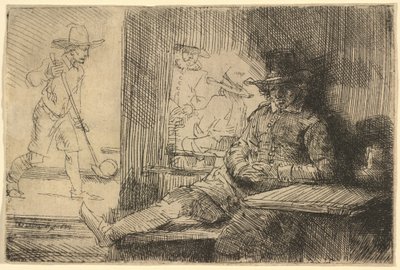 El Jugador de Golf de Rembrandt van Rijn