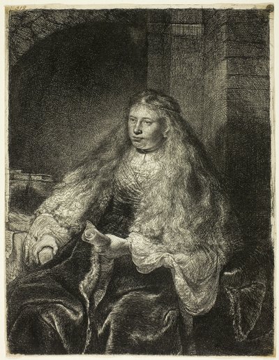 La gran novia judía de Rembrandt van Rijn