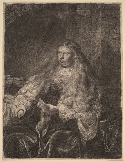 La gran novia judía de Rembrandt van Rijn