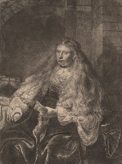 La gran novia judía, 1635 de Rembrandt van Rijn